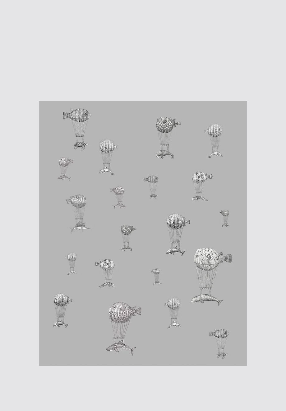 Montgolfier Fishes Wallpaper