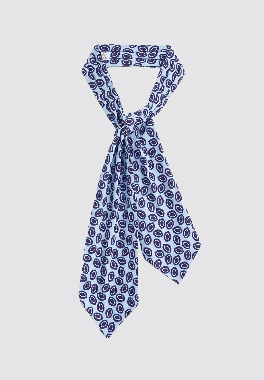 The Recycled Italian Geometric Print Modern Neckscarf