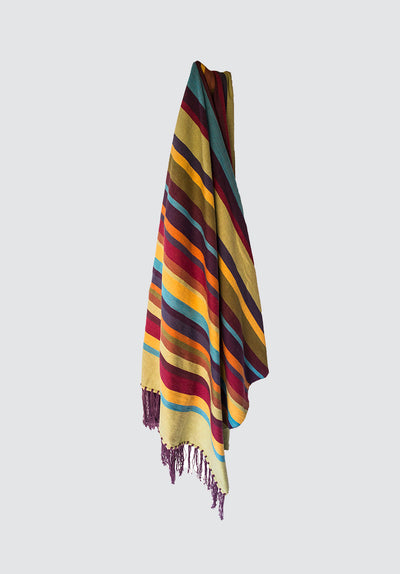 Colourful African Classic Bamboo Throw | Joseph Bright