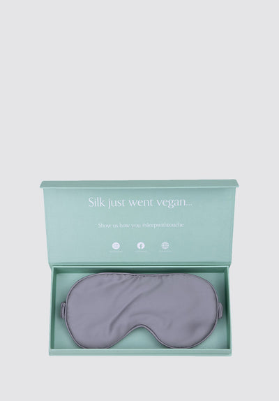 Eucalyptus Vegan Silk™ Eye Mask | Charcoal