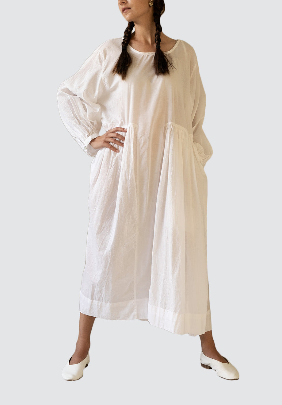 Seisoen Dress in Pure Cotton