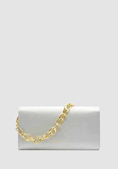 More is More Wallet & Chunky Chain Set | Faraway Silver