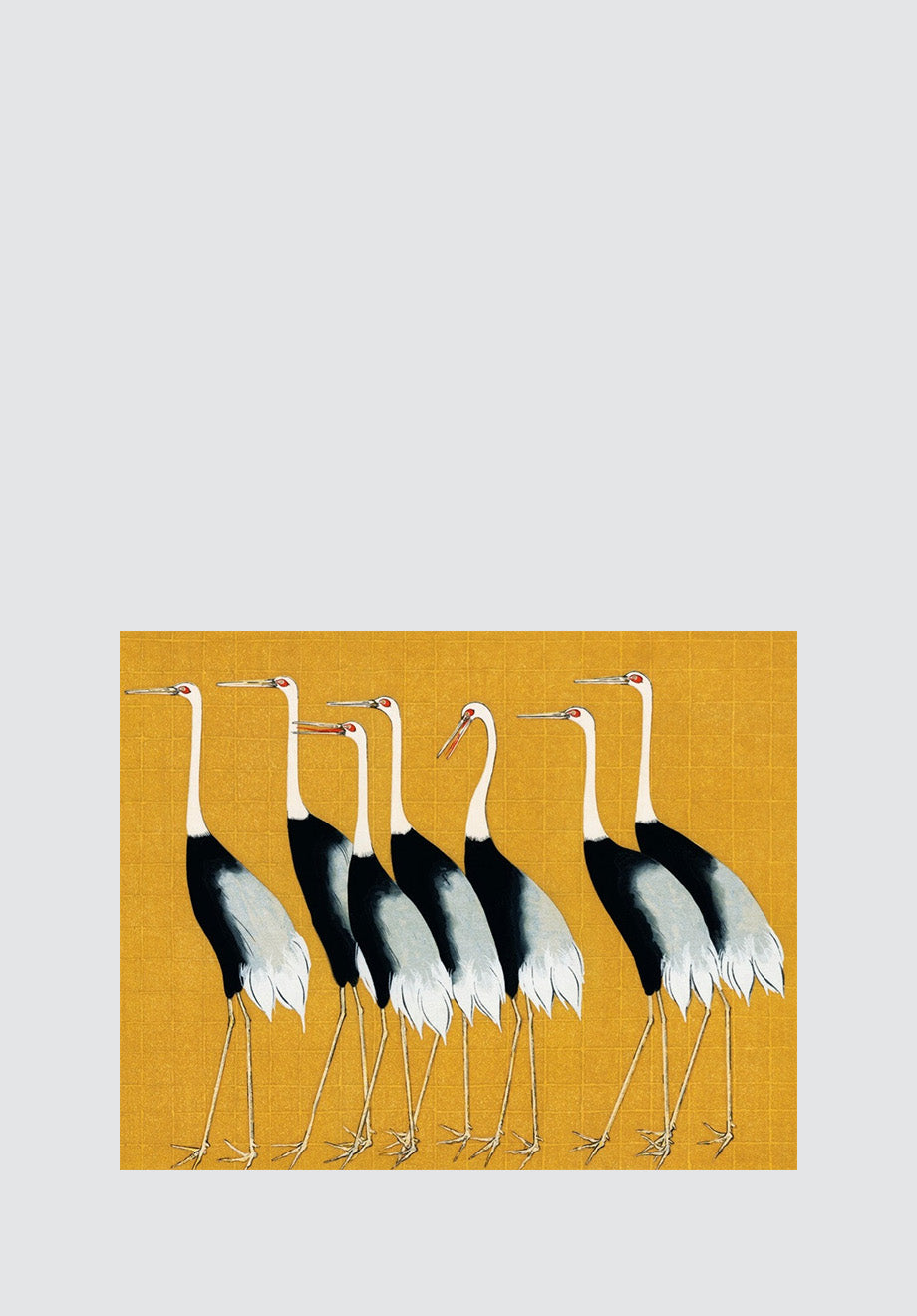 Japanese - Red Crowned Cranes Print