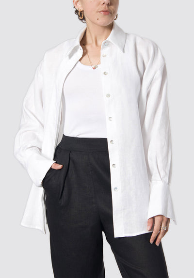 Linen Shirt | White