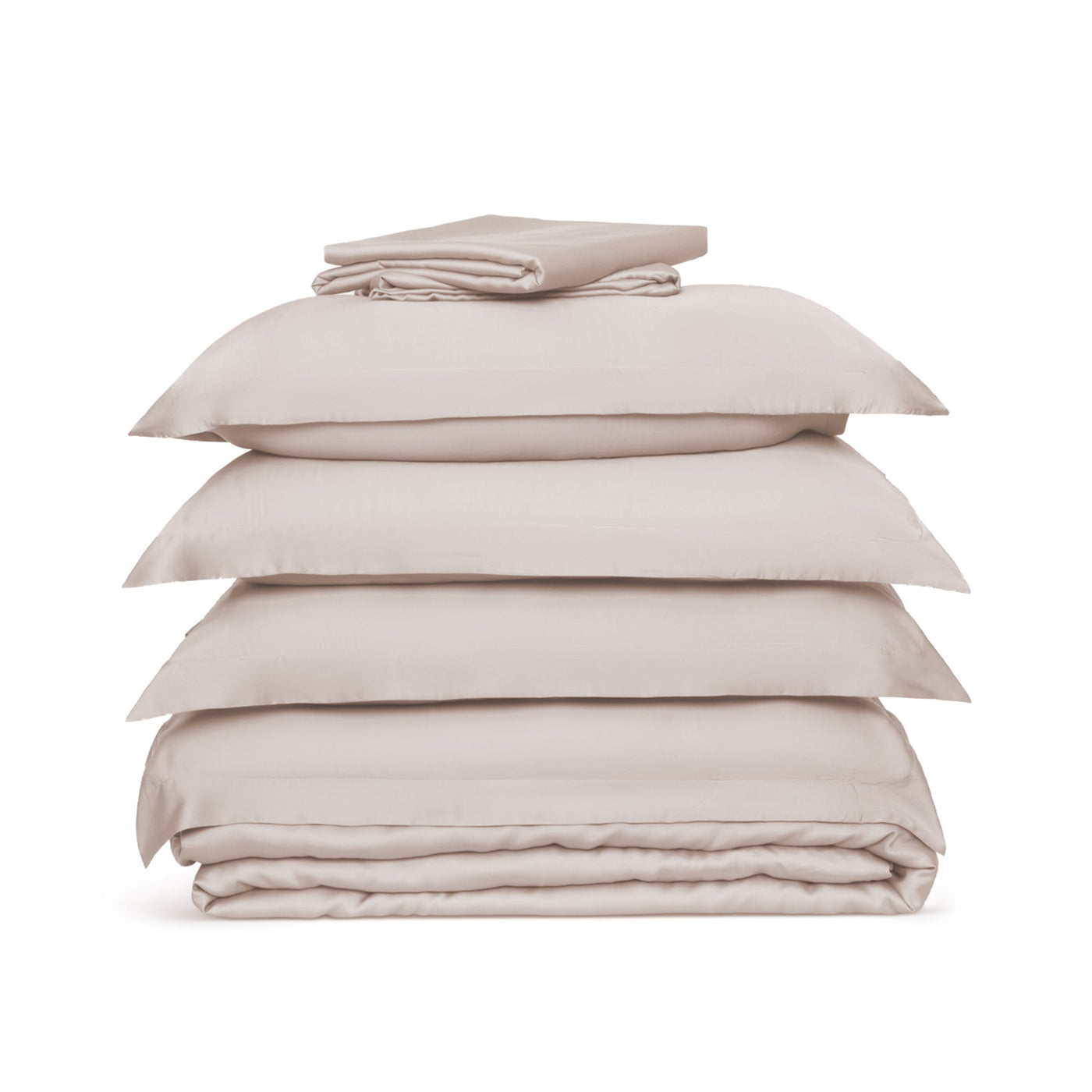 Bed Sheet Bundle + Duvet & Pillows (Organic Eucalyptus Silk)