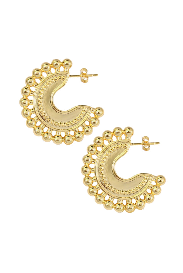 Gypsy Earrings In Gold