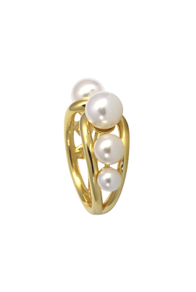 Pearl Ring In Gold