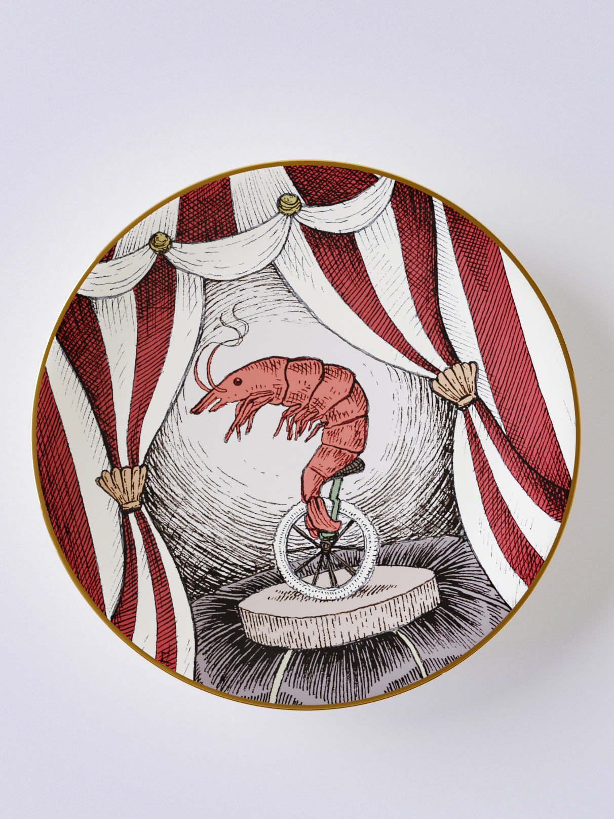 Plates Set Shrimp Searcus