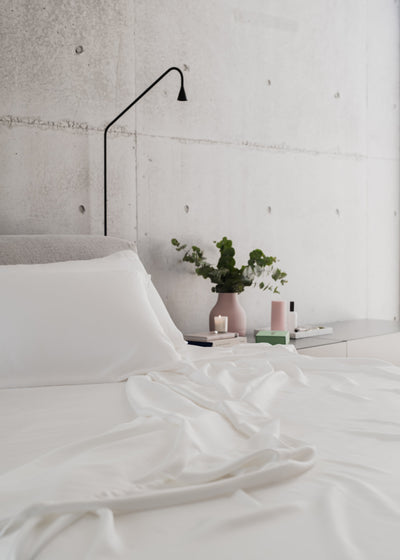 Eucalyptus Vegan Silk™ Bedding Bundle | White